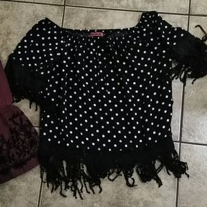 Lot of 2 off the shoulder tops
